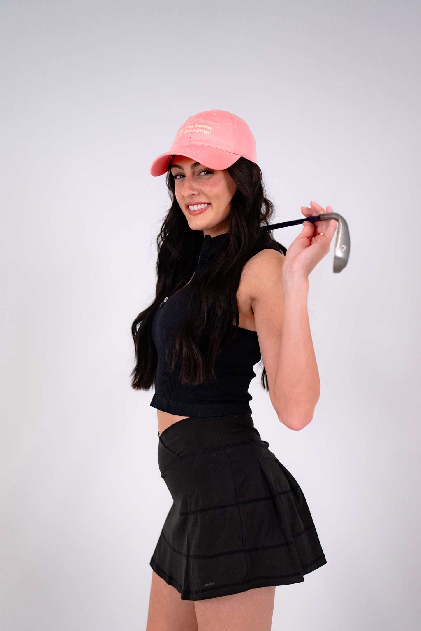Keli V Cut Skort - Midnight Black