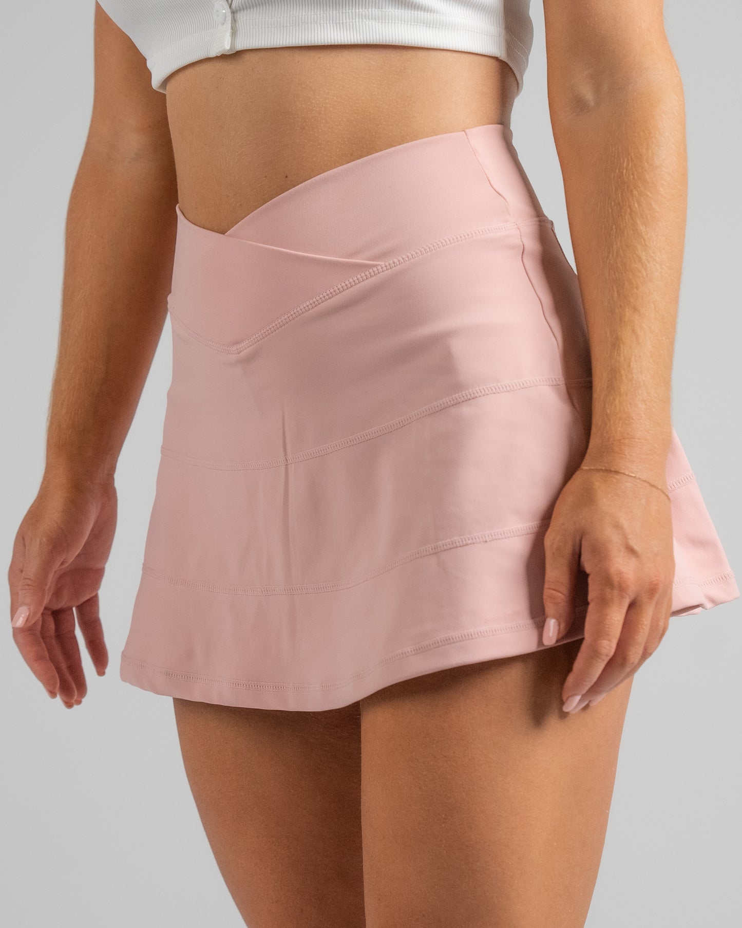 Kale V Cut Skort - Bubblegum Pink