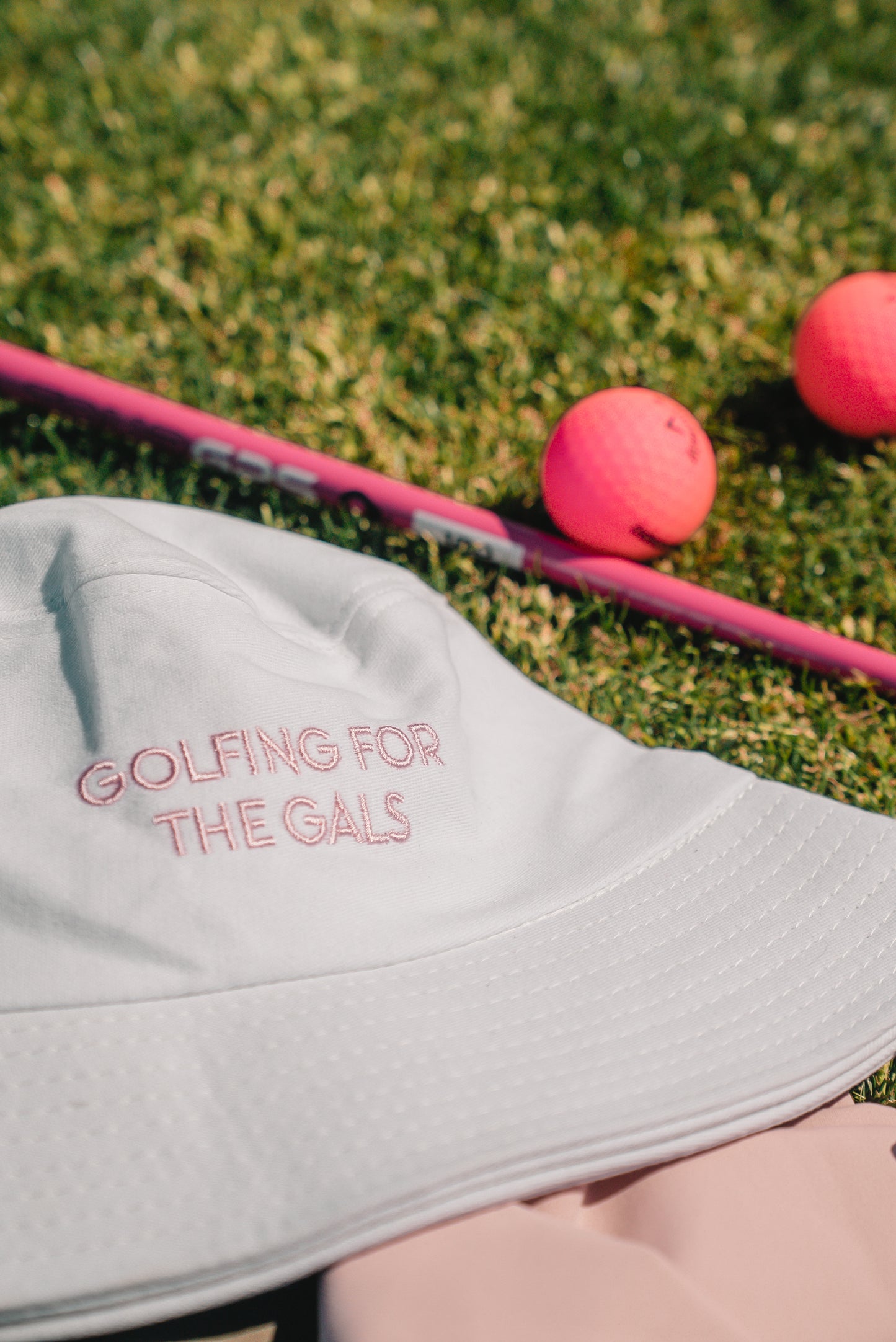 For the Gals Bucket Hat - Crisp White